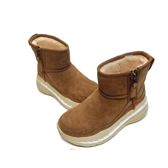 UGG CA805 Classic Weather Casual Waterproof Boots 1112369 Chestnut Mens Size 4 - Picture 4 of 8